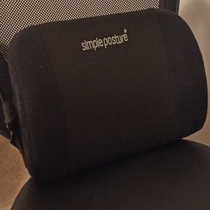 Simple posture back cushion